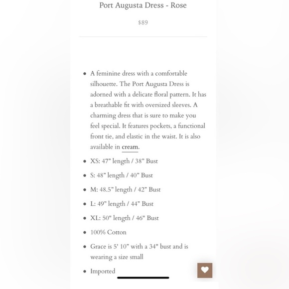 Chic Floral Long Sleeve Dress in Tan - Picture 3 of 3